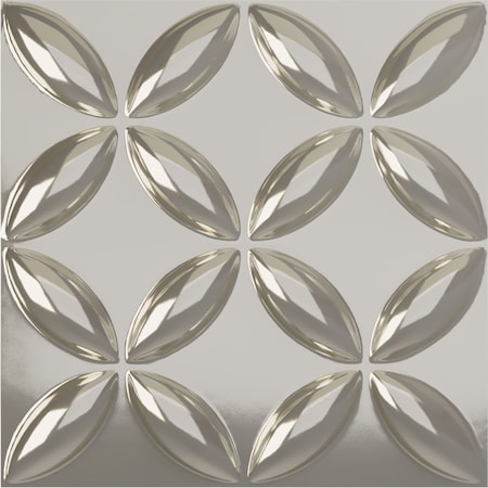 19 5/8in. W X 19 5/8in. H Wallflower EnduraWall Decorative 3D Wall Panel Covers 2.67 Sq. Ft.